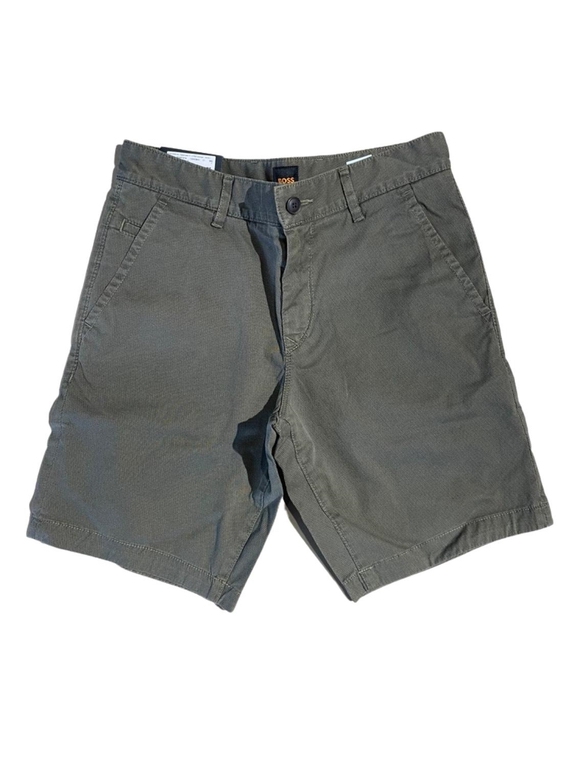 BOSS Casual Schino slim shorts - Open Green